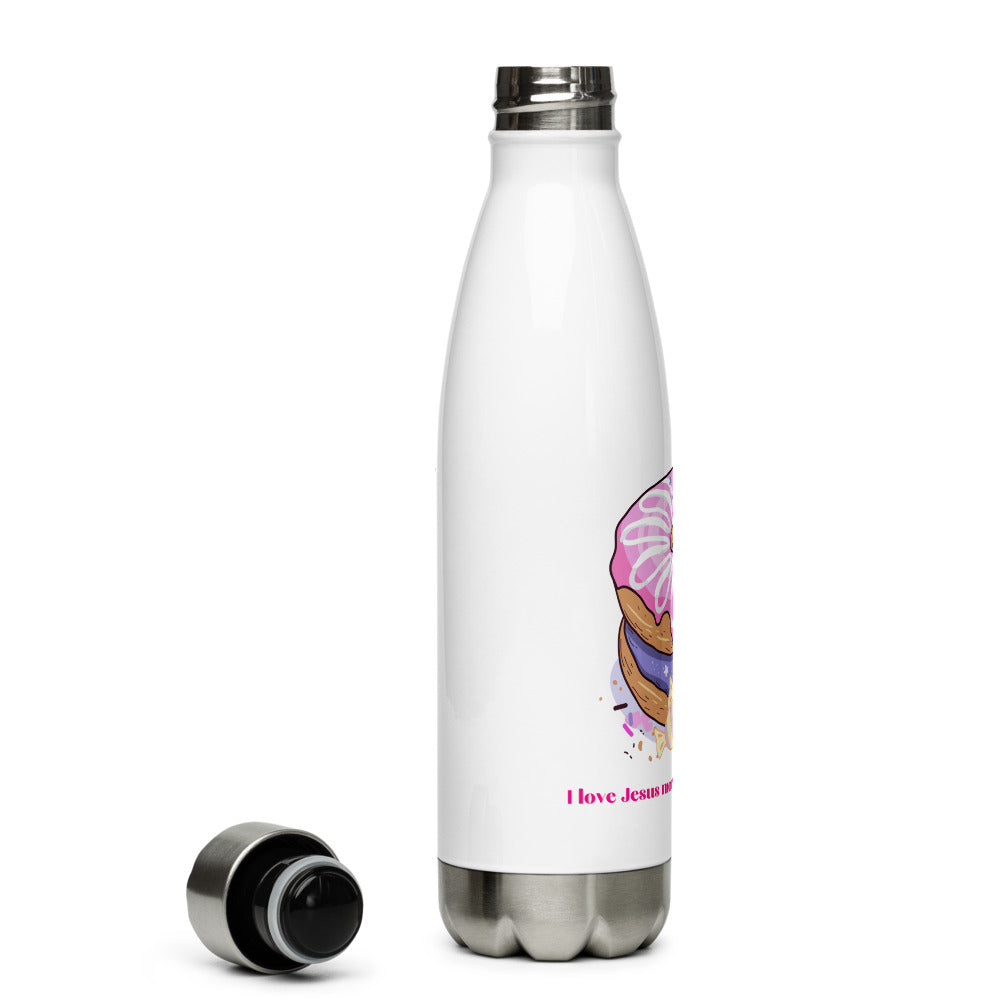 'I love Jesus more than sweet things' Stainless Steel Water Bottle