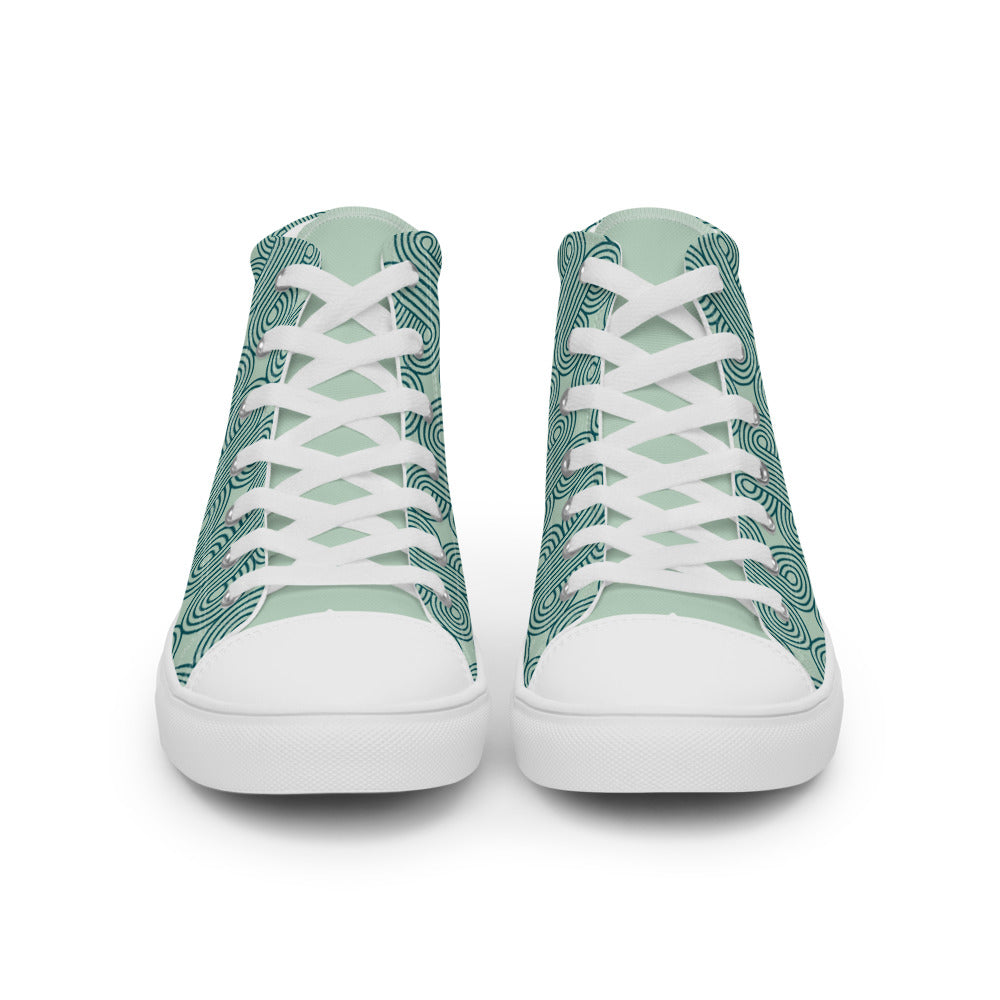 'Righteous' Women’s high top canvas shoes